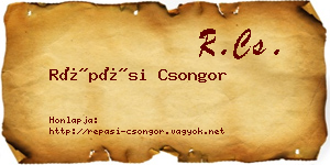 Répási Csongor névjegykártya